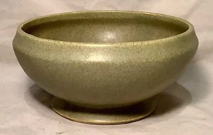 Vintage Floraline Pottery Green Matte Planter Bowl - Picture 1 of 4