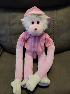 Oakland A's Athletics MLB Stadium 18" Pink Plush Monkey by Forever Collectibles - Picture 1 of 4
