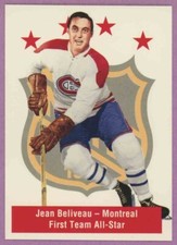 1994-95 PARKHURST 1956-57 MISSING LINK 1ST TEAM AS CANADIENS JEAN BELIVEAU #138