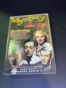 Mystery 8 Movies 2 DVDs [Ginger Rogers, Peter Lorre] - Picture 1 of 2