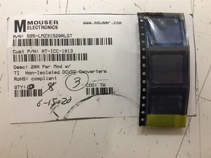 LMZ31520RLG TI DC DC CONVERTER 0.6-3.6V 72W SMD ROHS 1 UNIT - Picture 1 of 1
