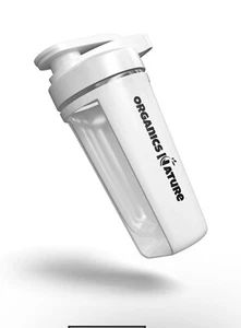 New Organics Nature Limited Edition White Shaker Bottle 16oz - Picture 1 of 2