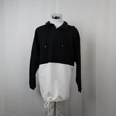 Sudadera deportiva vintage Merona con cordón en bloques de colores mediana #2599 Foto 1 de 4