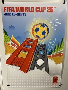 FIFA world cup 2026 poster Official San Francisco 22x36” - Picture 1 of 2