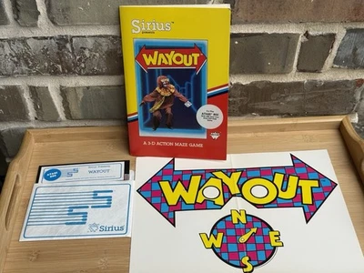Software WayOut de Sirius para Atari 800 con manual 1982 Foto 1 de 4