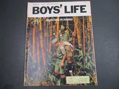 Boy's Life Magazine February 1966 Boy Scouts Special Issue Scouting in Hawaii Foto 1 de 3
