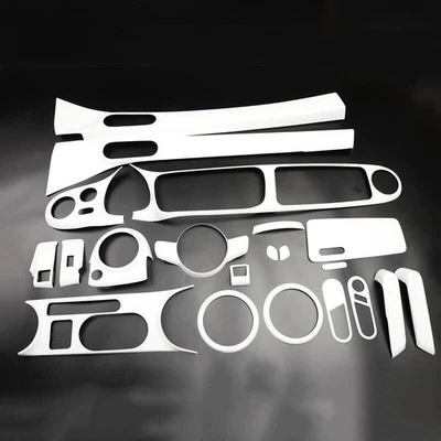 Adesivo para acabamento de porta interior acessórios ABS branco para Volkswagen Beetle 2013-2019 - Imagem 1 de 4