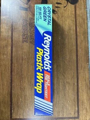 Envoltura de plástico Reynolds verde cristal sin abrir nuevo en paquete como nuevo 100 pies cuadrados Foto 1 de 4