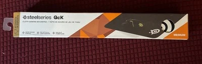SteelSeries Gaming QcK Mouse Pad Medium Micro Woven Surface Black - Image 1 of 4