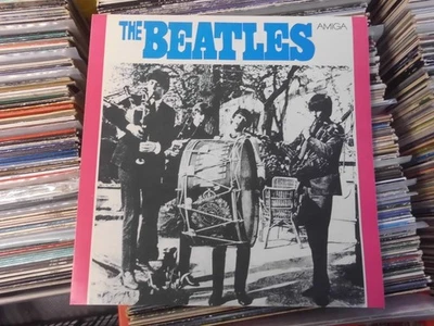 THE BEATLES  DDR AMIGA LP: THE BEATLES (MELODIA ;LABEL BLAU; TROMMELCOVER) - Bild 1 von 4