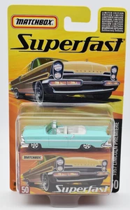 Matchbox New Superfast #50 1957 Lincoln Premiere green. blister card. LE 8000 - Picture 1 of 2