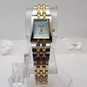 Kim Rogers Women's Watch White Dial Stainless Steel Multicolor Band NEW BATTERY - Picture 1 of 10