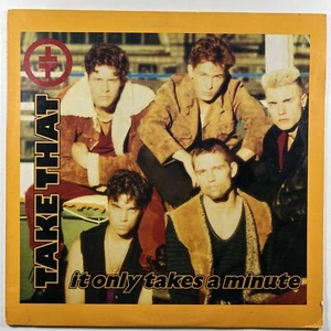 Take That “It Only Takes A Minute” Maxi-Single/RDAB-624851 (EX) White Promo 1993 - Picture 1 of 5