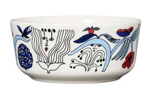 Arabia Puutarhurit Gardeners Blue Bowl 13 cm - Picture 1 of 4