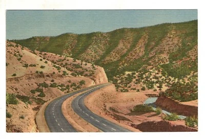 Albuquerque New Mexico US Highway 66 Tijeras Canyon Vintage Postcards NM - Image 1 of 2