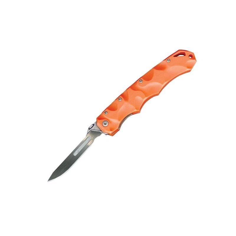 Havalon Piranta Stag Skinning Knife with Replaceable Blades - Blaze Orange