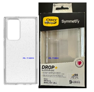 OTTERBOX  Samsung Galaxy S22 Ultra Symmetry Series Case Clear/Stardust  77-86514 - Picture 1 of 5