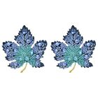 2 Pieces Blue Jewelry for Women Womens Bday Gifts Maple Leaf Brooch