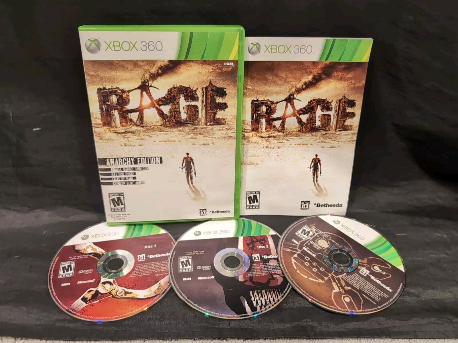 Rage  Microsoft Xbox 360  2011 Complete