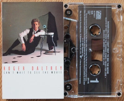 ROGER DALTREY - CAN'T WAIT TO SEE THE MOVIE (ATLANTIC 7817594) 1987 USA CASSETTE - Image 1 of 3