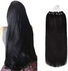 Micro Ring Beads Loop Link Remy Human Hair Extensions Straight 100 200S16 26Inch
