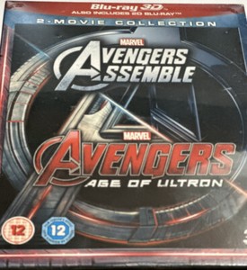 Avengers Age Of Ultron/Avengers Assemble Doublepack [Blu-ray 3D +2D] Sealed