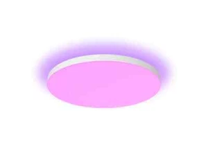 Panneau de plafond intelligent Philips Hue Datura grand rond 2,49 po x 22,60 blanc et couleur - Photo 1 sur 6