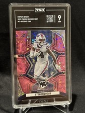 1 of a Kind 2022 Stefon Diggs Panini Mosaic No Huddle Pink Disco /20 SEE DESCRIP