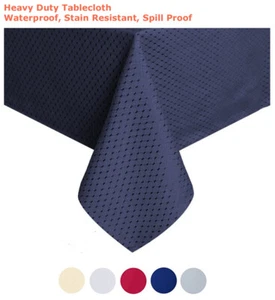 Mantel de gofres cuadrado Tektrum 70""X70"" impermeable/resistente a las manchas (azul) - Imagen 1 de 6