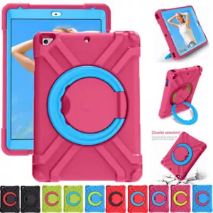 Heavy Duty Shockproof Case Cover For iPad 5/6/7/8/9th Gen Mini Air 5 Pro 11 Kids - Picture 1 of 103