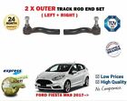 FOR FORD FIESTA MK8 2017-> 2X OUTER LEFT RIGHT STEERING RACK TRACK ROD END SET