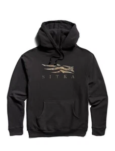 Sitka Icon Optifade Hoodie Sweatshirt Men's Size Medium Black Hunting Outdoors - Picture 1 of 9