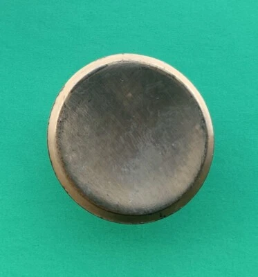 Disco de LATÓN herrajes antiguos mediados de siglo moderno cajón tirador perilla de gabinete 1 3/8" Foto 1 de 4