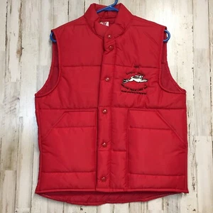 Vintage King Louie Pro Fit 1985 Quilted Vest Men's Medium (40-42) Snap Close USA - Picture 1 of 9