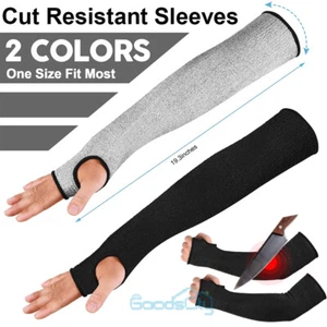 1/2 Pares Protectores de Brazo Corte Resistente al Calor Manga, Resistente a Quemaduras Anti Abrasión - Imagen 1 de 16