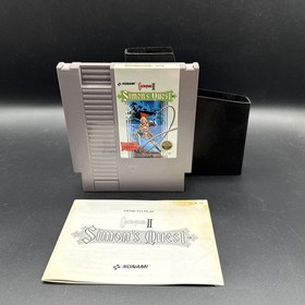 Castlevania II Simons Quest Nintendo NES custodia cartuccia manuale testato
