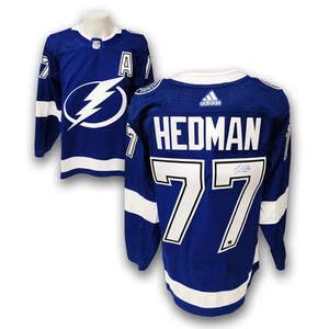 Victor Hedman Autographed Tampa Bay Lightning Adidas Jersey - Picture 1 of 3
