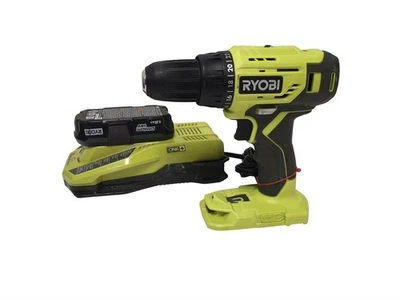 RYOBI (P215VN) 18V 2 VELOCIDADES 1/2 PULGADA TALADRO/ATORNILLADOR CON BATERÍA 2.0AH CON (EPJ031585) Foto 1 de 4