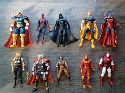 Marvel Universe Legends Lote 3.75 Wolverine Spiderman Thor Valkerie Beta Ray Bill Foto 1 de 4