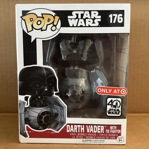 Funko POP! Star Wars: Darth Vader with Tie Fighter #176 Target Exclusive 40th - Picture 1 of 6