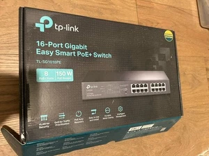 TP-Link 16 Port Gigabit Easy smart PoE+ Switch TL-SG1016PE - Picture 1 of 1