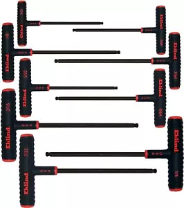 Eklind Tool 60809 Power-T Handle Ball-Hex Key Allen Wrench, 9 Pieces Set - Picture 1 of 3