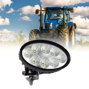 Per Trattore New Holland Serie T6000 con Staffa di Montaggio Girevole 40W Luce LED Ovale - Foto 1 di 10