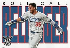 Cody Bellinger Los Angeles Dodgers RC26 2020 Topps Big League Roll Call 5x7 4/49
