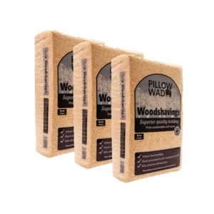 Pillow Wad Dust Extracted Wood Shavings Kiln Dried Bale 3 X 3.6Kg - Picture 1 of 1