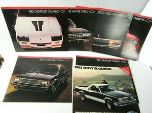 GM Chevrolet 1983 Camaro El Camino Monte Carlo & More Dealer Brochures - GL331 - Picture 1 of 7