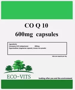 Coenzima Q10 (CoQ10) 600mg Capsule ad Alta Resistenza - Supporto Cuore ed Energia - Foto 1 di 2