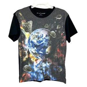 XSIVE Para Hombre Mangas Cortas Galaxia Cósmico Asteroide Estampado Gráfico Mediano - Imagen 1 de 12