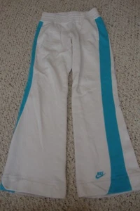 Girls NIKE white sweat pants, M 10/12 - Picture 1 of 4