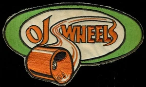 OJ Skateboard Wheels 1980's Patch N-12 - Picture 1 of 2